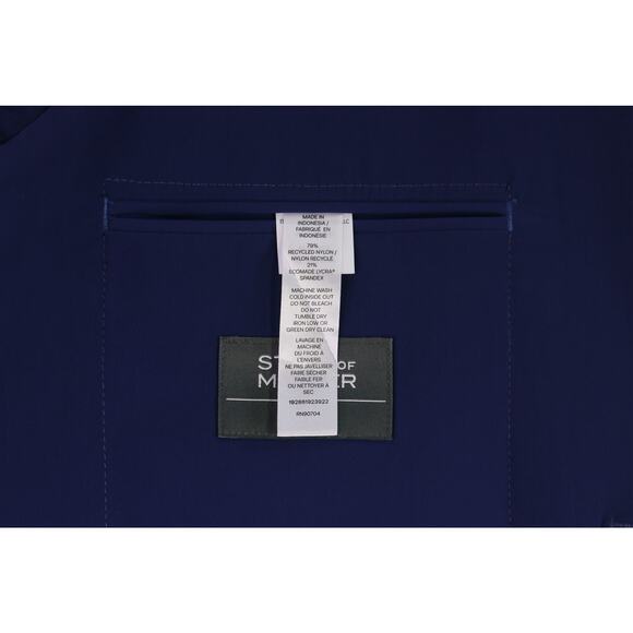 State of Matter Apparel Royal Blue Performance Blazer Jacket Men's Medium 38S - Picture 9 of 9